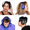 imageSkullcandy Cassette Junior OnEar Wired Headphones VolumeLimiting Microphone  Cobalt BlueBlack