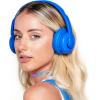 imageSkullcandy Cassette Junior OnEar Wired Headphones VolumeLimiting Microphone  Cobalt BlueBlack