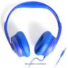 imageSkullcandy Cassette Junior OnEar Wired Headphones VolumeLimiting Microphone  Cobalt BlueCobalt Blue