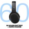 imageSkullcandy Crusher ANC 2 Wireless OverEar Bluetooth Headphones with MultiSensory Bass Active Noise Cancelling Up to 60 Hours Battery Microphone for iPhone Android  BlackAsphaltBlackAsphalt