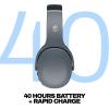 imageSkullcandy Crusher Evo Wireless Bluetooth Headphones with Extra USBC Charging Cable MultiSensory Bass Noise Isolating OverEar Fit 40 Hours Battery Microphone for iPhone Android  True BlackChill Grey