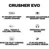 imageSkullcandy Crusher Evo Wireless Bluetooth Headphones with Extra USBC Charging Cable MultiSensory Bass Noise Isolating OverEar Fit 40 Hours Battery Microphone for iPhone Android  True BlackBone
