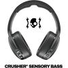 imageSkullcandy Crusher Evo Wireless Bluetooth Headphones with Extra USBC Charging Cable MultiSensory Bass Noise Isolating OverEar Fit 40 Hours Battery Microphone for iPhone Android  True BlackTrue Black