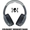 imageSkullcandy Crusher Evo Wireless Bluetooth Headphones with Extra USBC Charging Cable MultiSensory Bass Noise Isolating OverEar Fit 40 Hours Battery Microphone for iPhone Android  True BlackChill Grey