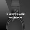 imageSkullcandy Crusher Wireless Bluetooth Headphones with MultiSensory Bass Noise Isolating OverEar Fit Up to 40 Hours Battery Microphone for iPhone Android with Travel Bag  BlackBlack