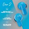 imageSkullcandy Dime 2 Wireless Earbuds Bluetooth Headphones Noise Isolating Fit Up to 12 Hours Battery Microphone for iPhone Android Easy Carry with Integrated Lanyard  True BlackLight GreyBlue