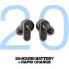 imageSkullcandy Dime 3 Wireless Earbuds Bluetooth Headphones Noise Isolating Fit Up to 20 Hours Battery Microphone for iPhone Android Easy Carry with Integrated Lanyard  BoneTrue Black