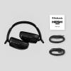 imageSkullcandy Hesh 360 Wireless OverEar Bluetooth Headphones Up to 100 Hours Battery Noise Isolating Fit FlatFolding Collapsible Design Microphone iPhone Android  True BlackTrue Black