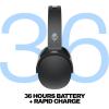 imageSkullcandy Hesh Evo Wireless OverEar Bluetooth Headphones with Extra USBC Charging Cable Noise Isolating 36 Hours Battery Foldable Lightweight Design Microphone for iPhone Android  BoneTrue Black