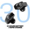 imageSkullcandy Push 720 Open Wireless Open Ear Bluetooth Earbuds Headphones Waterproof ClipOn Lightweight Design 30 Hours Battery Wireless Charging Pouch Microphone for iPhone Android  True BlackTrue Black