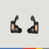 imageSkullcandy Push Active Wireless Earbuds Bluetooth Headphones Noise Isolating 44 Hrs Battery SecureFit OverEar Hanger Sweat and Water Resistant Microphone for iPhone Android  True BlackOrange