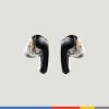 imageSkullcandy Rail ANC Wireless Earbuds Bluetooth Headphones Active Noise Cancelling Up to 38 Hours Battery Microphone for iPhone Android Customizable via SkulliQ App  True BlackTrue Black