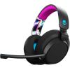 imageSkullcandy SLYR Pro Wireless MultiPlatform Gaming Headset Bluetooth Headphones Up to 24 Hrs Battery PC PlayStation Nintendo Switch 24GHz Low Latency Wireless Transmitter Included  WhiteBlueBlack DigiHype