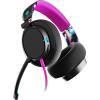 imageSkullcandy SLYR Pro Wireless MultiPlatform Gaming Headset Bluetooth Headphones Up to 24 Hrs Battery PC PlayStation Nintendo Switch 24GHz Low Latency Wireless Transmitter Included  WhiteBlueBlack DigiHype