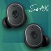 imageSkullcandy Sesh ANC Wireless Earbuds Bluetooth Headphones Noise Cancelling Up to 46 Hours Battery with Charging Case Sweat and Water Resistant Microphone for iPhone Android  True BlackTrue Black  Sesh ANC