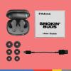 imageSkullcandy Smokin Buds Wireless Earbuds Bluetooth Headphones Noise Isolating Fit Up to 20 Hours Battery IPX4 Sweat and Water Resistant Microphone for iPhone Android  MatchaFlame