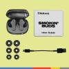 imageSkullcandy Smokin Buds Wireless Earbuds Bluetooth Headphones Noise Isolating Fit Up to 20 Hours Battery IPX4 Sweat and Water Resistant Microphone for iPhone Android  MatchaTrue Black