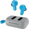 imageSkullcandy Dime 2 Wireless Earbuds Bluetooth Headphones Noise Isolating Fit Up to 12 Hours Battery Microphone for iPhone Android Easy Carry with Integrated Lanyard  True BlackLight GreyBlue