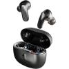 imageSkullcandy Rail ANC Wireless Earbuds Bluetooth Headphones Active Noise Cancelling Up to 38 Hours Battery Microphone for iPhone Android Customizable via SkulliQ App  True BlackTrue Black