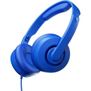 imageSkullcandy Cassette Junior OnEar Wired Headphones VolumeLimiting Microphone  Cobalt BlueCobalt Blue