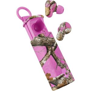 imageSkullcandy Dime Evo Wireless Earbuds Bluetooth Headphones Noise Isolating Fit Up to 36 Hours Battery Microphone for iPhone Android Easy Carry with ClipAnywhere Case  Peanuts WoodstockRealtree Edge Colors Pink