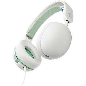 imageSkullcandy Grom OverEar Wired Headphones for Kids VolumeLimiting Share Audio Port Microphone Work with Bluetooth Devices and Computers  Bone Seafoam