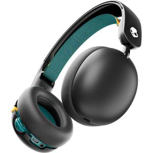 imageSkullcandy Grom OverEar Wired Headphones for Kids VolumeLimiting Share Audio Port Microphone Work with Bluetooth Devices and Computers  Surf BlueBlack