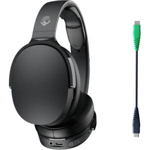 imageSkullcandy Hesh Evo Wireless OverEar Bluetooth Headphones with Extra USBC Charging Cable Noise Isolating 36 Hours Battery Foldable Lightweight Design Microphone for iPhone Android  BoneTrue Black