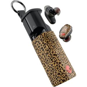 imageSkullcandy Method 360 ANC Wireless Earbuds Sound by Bose Bluetooth Headphones Premium Noise Cancelling Up to 40 Hrs Battery Sweat and Water Resistant Microphone for iPhone Android  LeopardLeopard