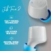 imageSkullcandy Jib True 2 Wireless Earbuds Bluetooth Headphones Up to 33 Hours Battery with Charging Case Noise Isolating Fit Sweat and Water Resistant Microphone for iPhone Android  True BlackLight GreyBlue
