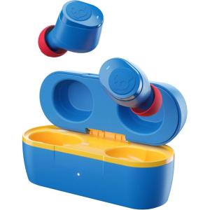 imageSkullcandy Jib True 2 Wireless Earbuds Bluetooth Headphones Up to 33 Hours Battery with Charging Case Noise Isolating Fit Sweat and Water Resistant Microphone for iPhone Android  True Black92 Blue